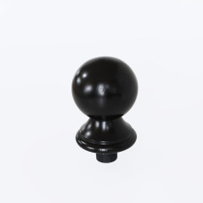 Wood newel post cap JM29 Ø85x170mm black