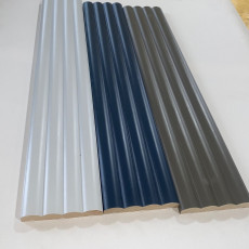 Painted wall finishing board – wave profile