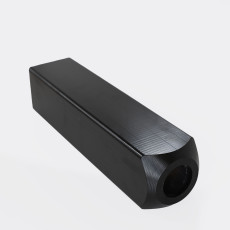 Wood base for post JM11 380x90x90mm black