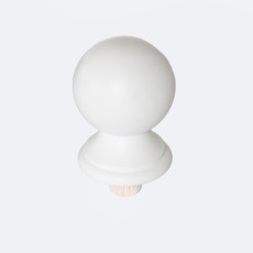 Wood newel post cap JM29 Ø85x170mm white