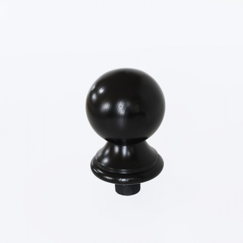 Wood newel post cap JM29 Ø85x170mm black