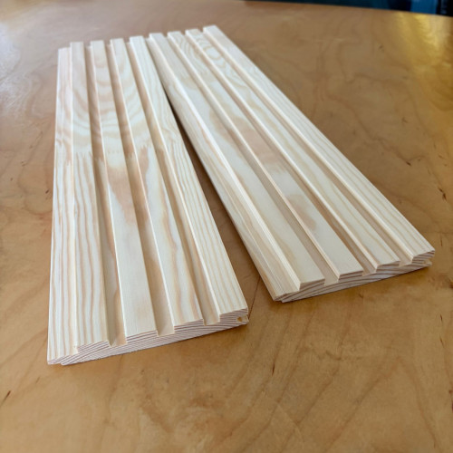 Wall finishing board – square profile