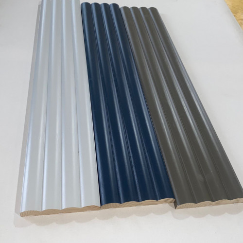 Painted wall finishing board – wave profile