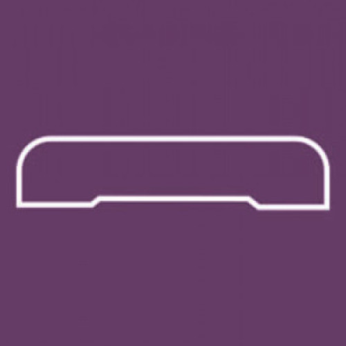 Cover moulding 12x60x2400 painted