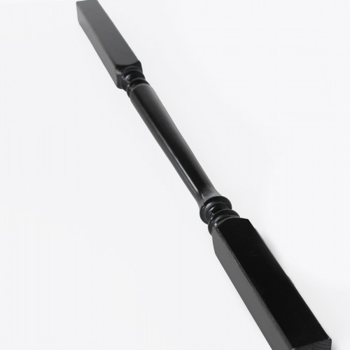 Smooth wooden baluster JM14 900x41x41mm black